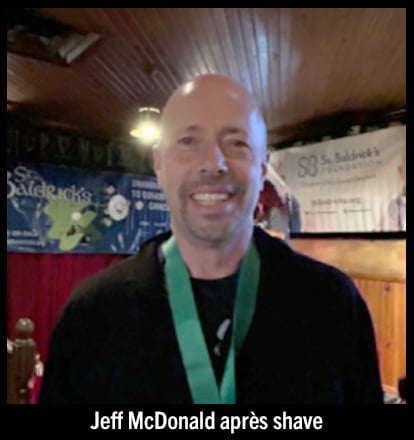 Jeff McDonald Shaved Head Image